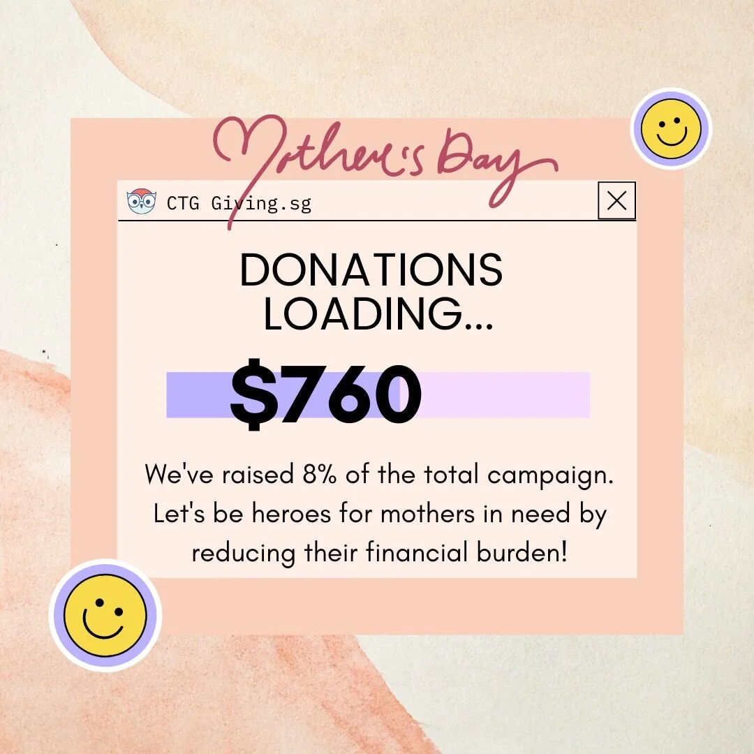 We've raised over $760 so far with all your help for our Mother's Day campaign. With your continuous support, we can provide more aid for mothers in need before the big day arrives. As little as $10, you can sponsor learning materials for their child