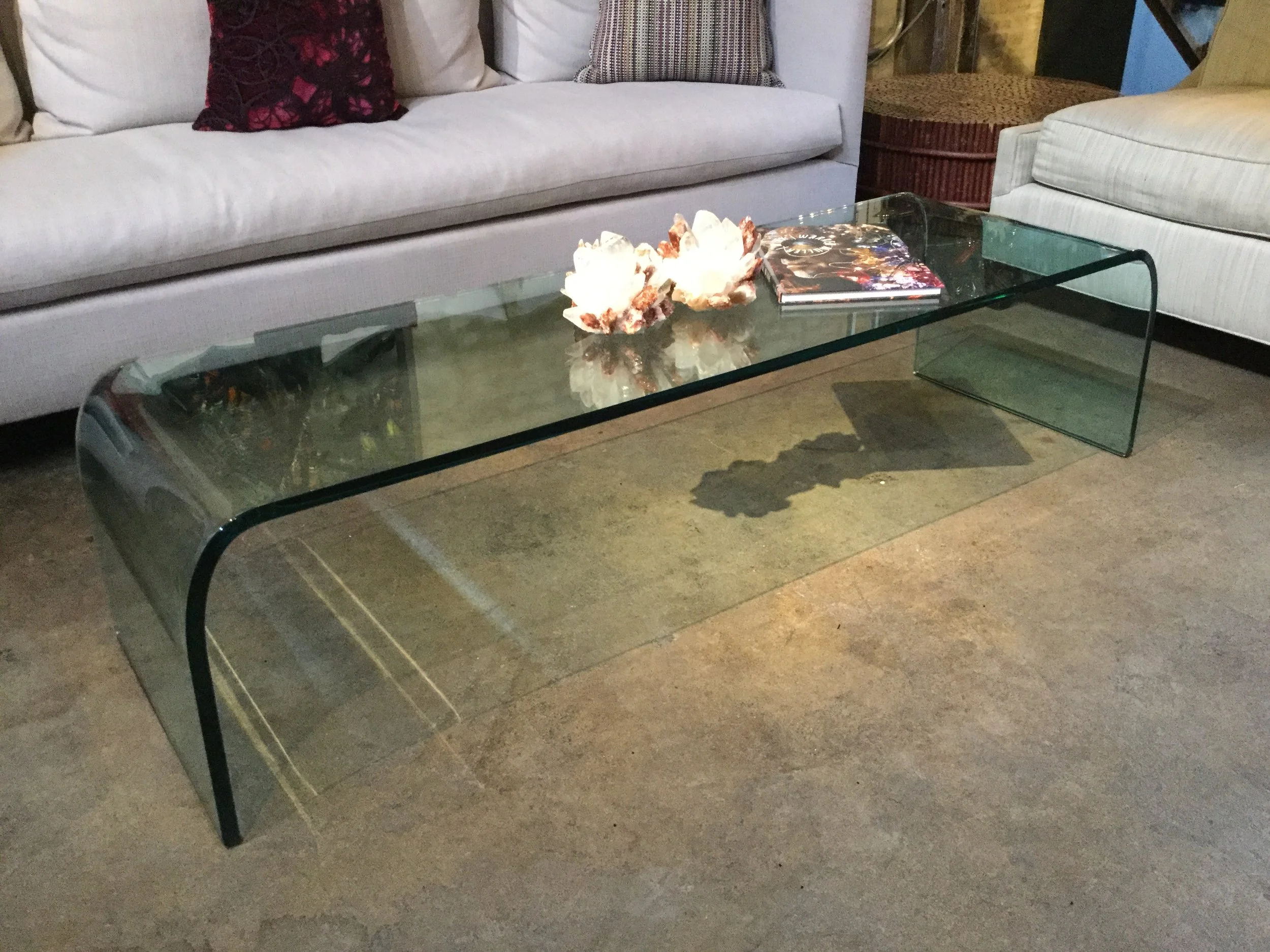Fiam Glass Coffee Table $500.00