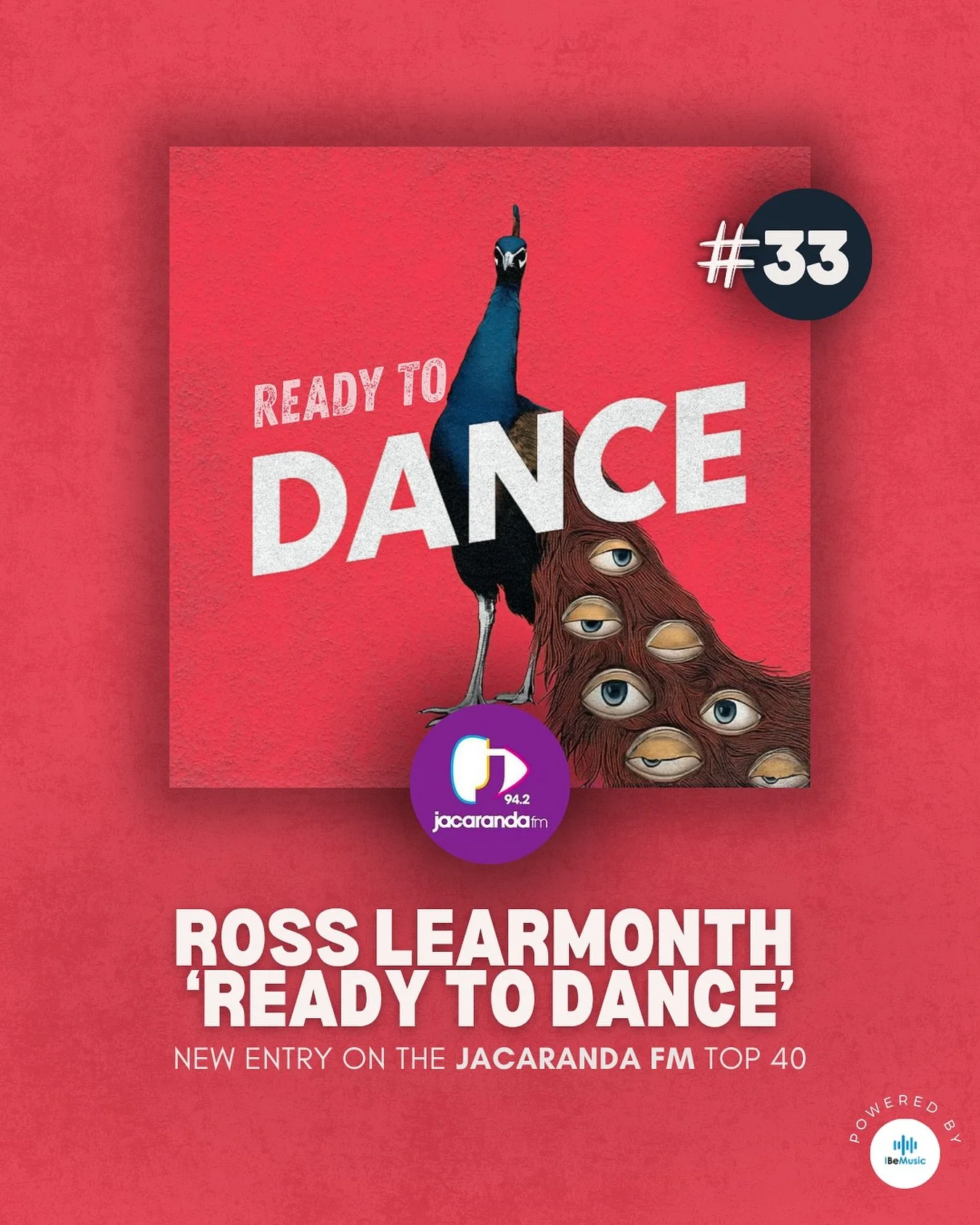Catch the new @rosslearmonth single, &lsquo;Ready To Dance&rsquo; on the @jacarandafm Top 40! 💥🎶 

Powered by I Be Music! 💫