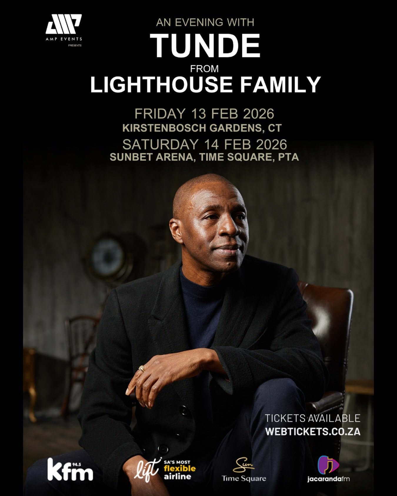 🚨 Announcement! @tundebaiyewuofficial is heading to SA in 2026 🌟🎶

Powered by I Be Music on behalf of @amp_events_ ✅