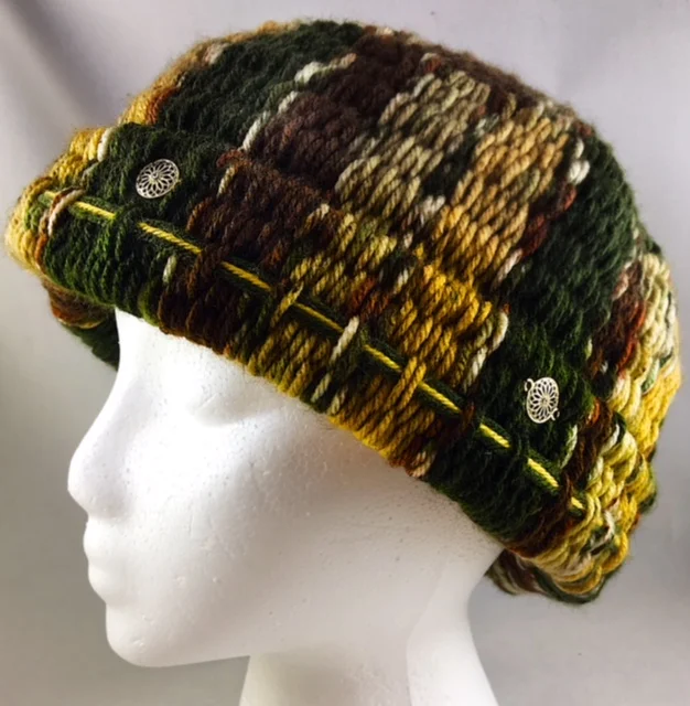Woodsy Slouchy Woven Hat $45