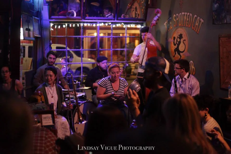 That first night in The Spotted Cat with The Shotgun Jazz Band