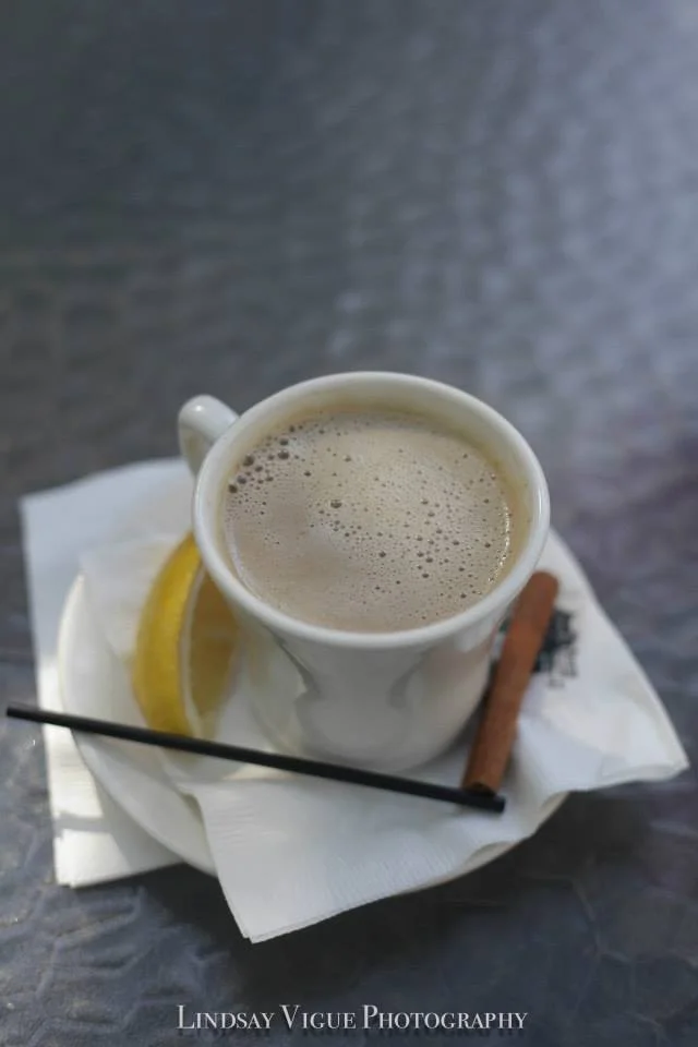 Hot buttered rum at Commander's Palace