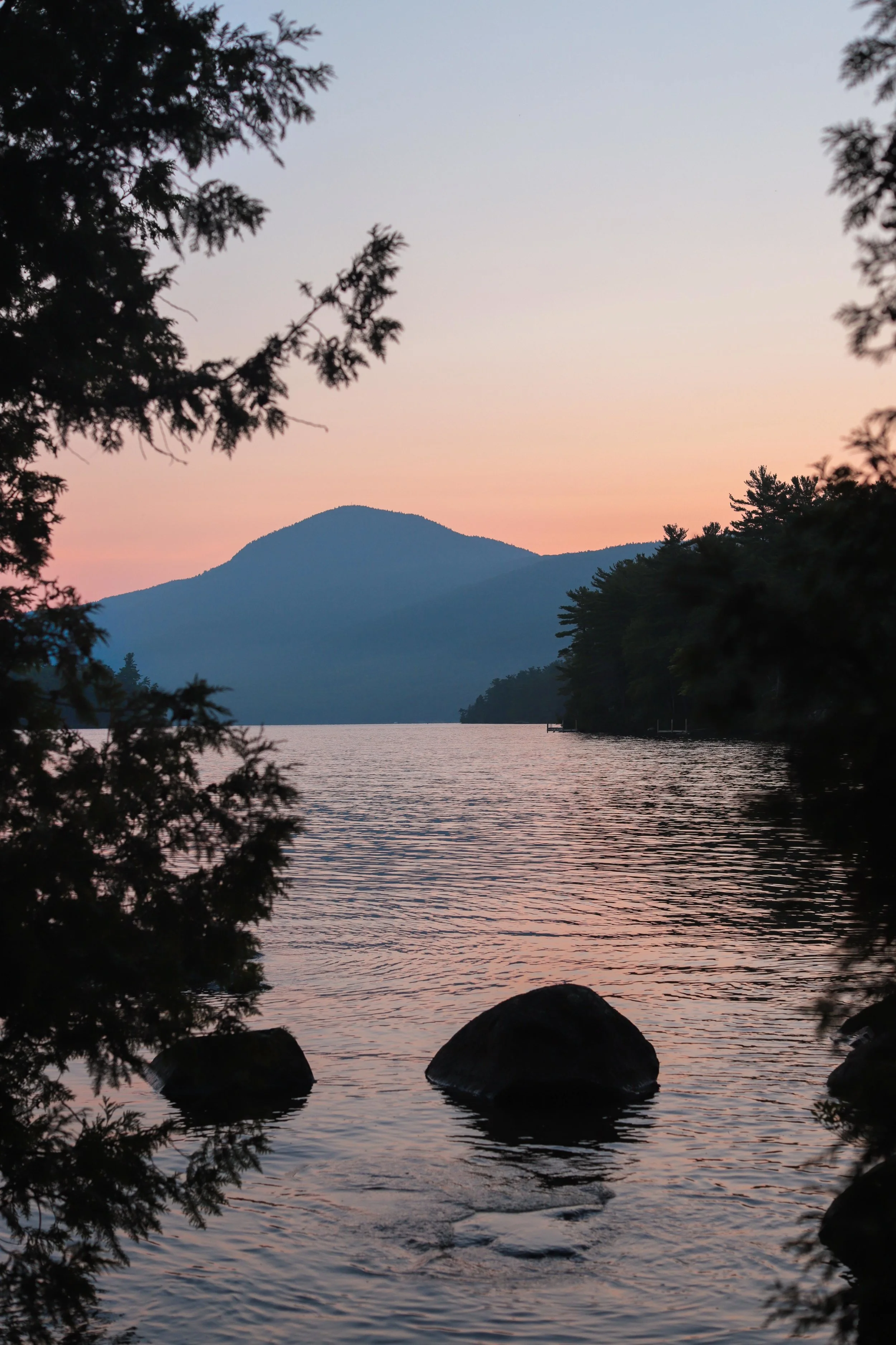 Sunrise over Lake George