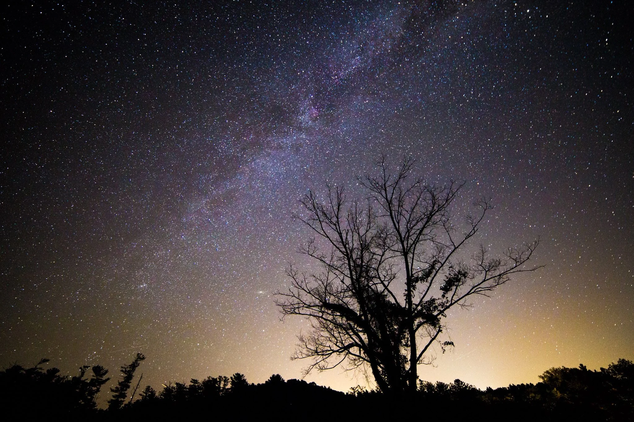 The darkest spots in Connecticut still have light. Salisbury, CT, 2015