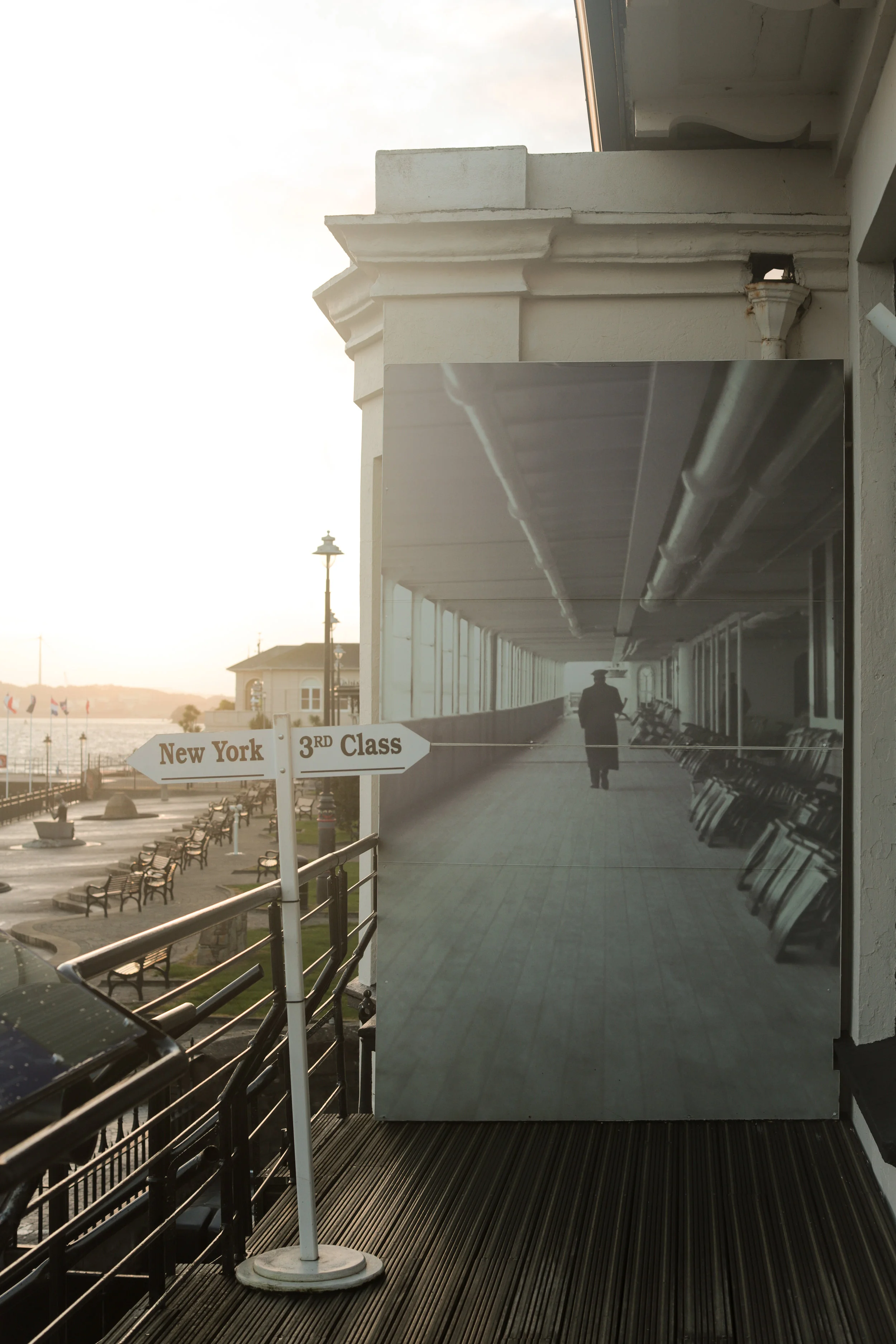 The Titanic Experience showing one of the last photos of the ship’s captain on deck