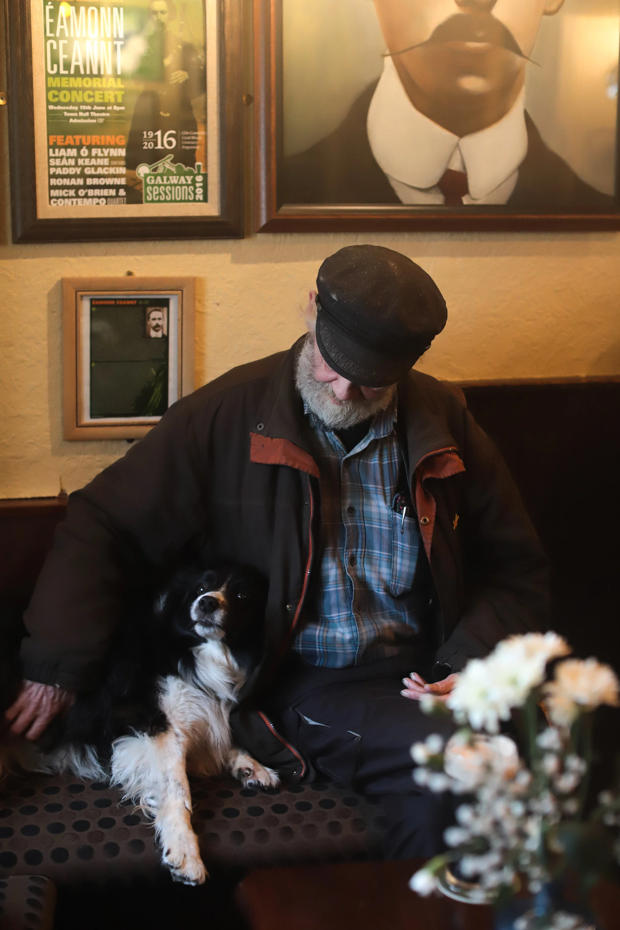 Making friends in The Crane Bar