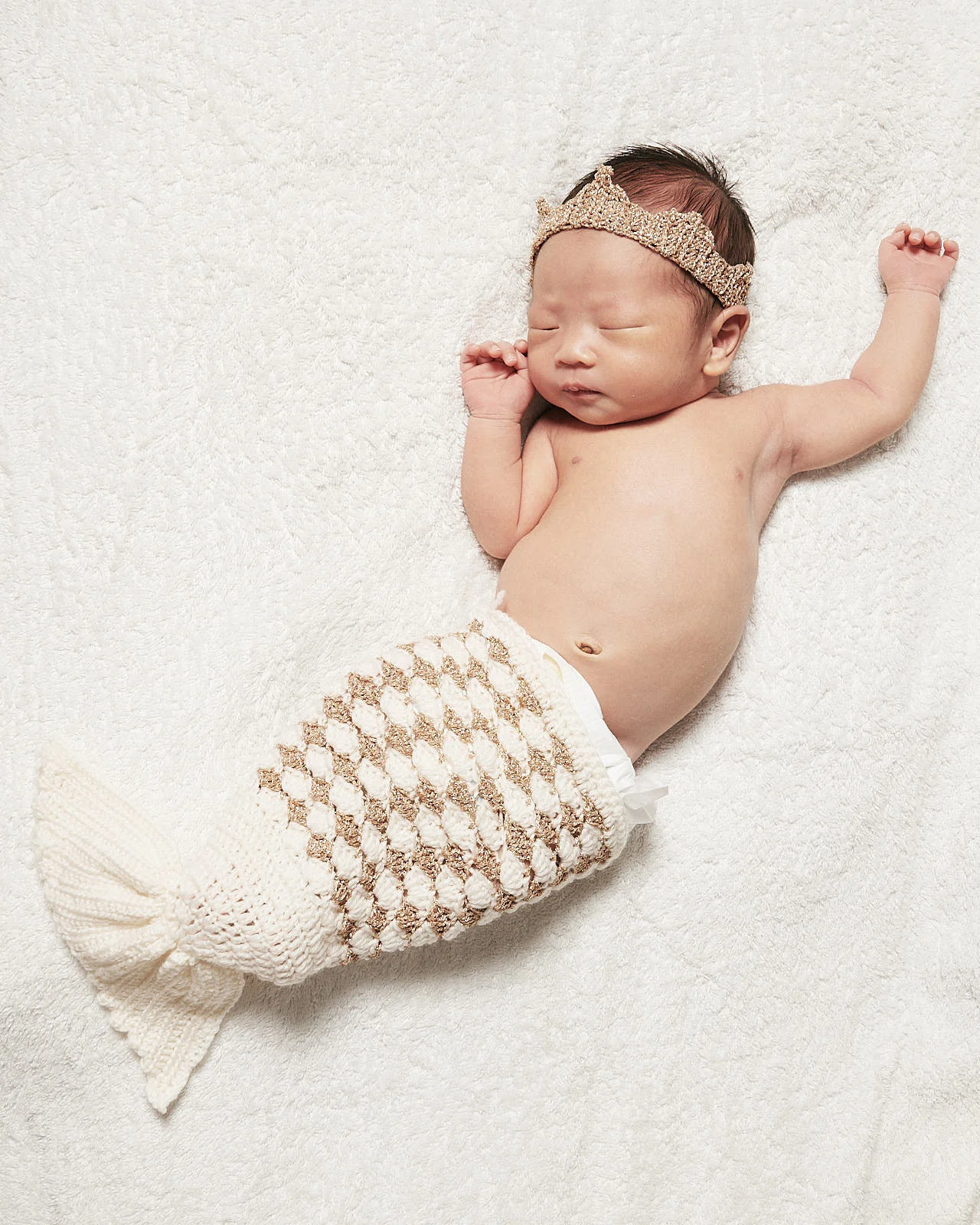 Sleeping merman. 