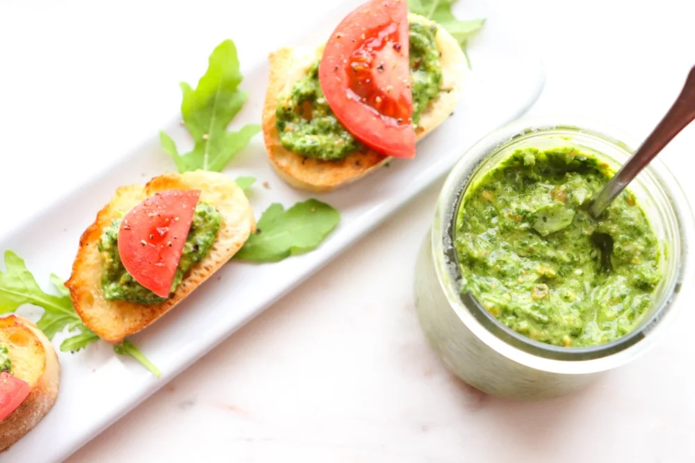 Pistachio Arugula Pesto