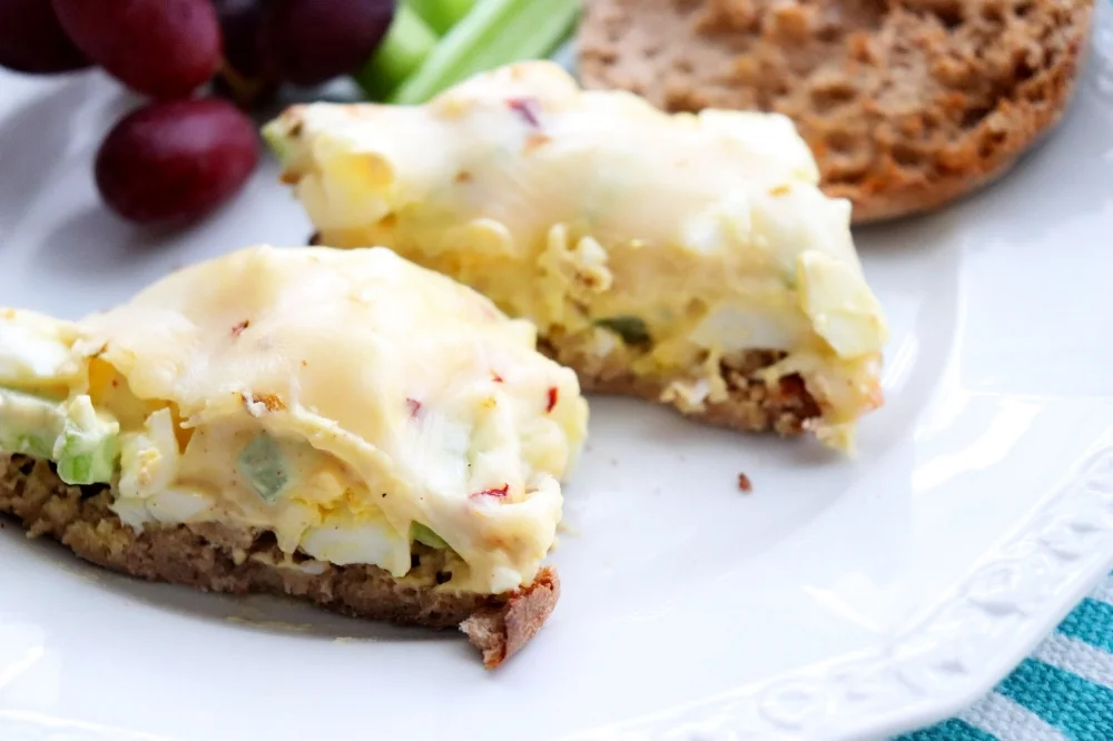 Egg Salad Melt with a Kick!