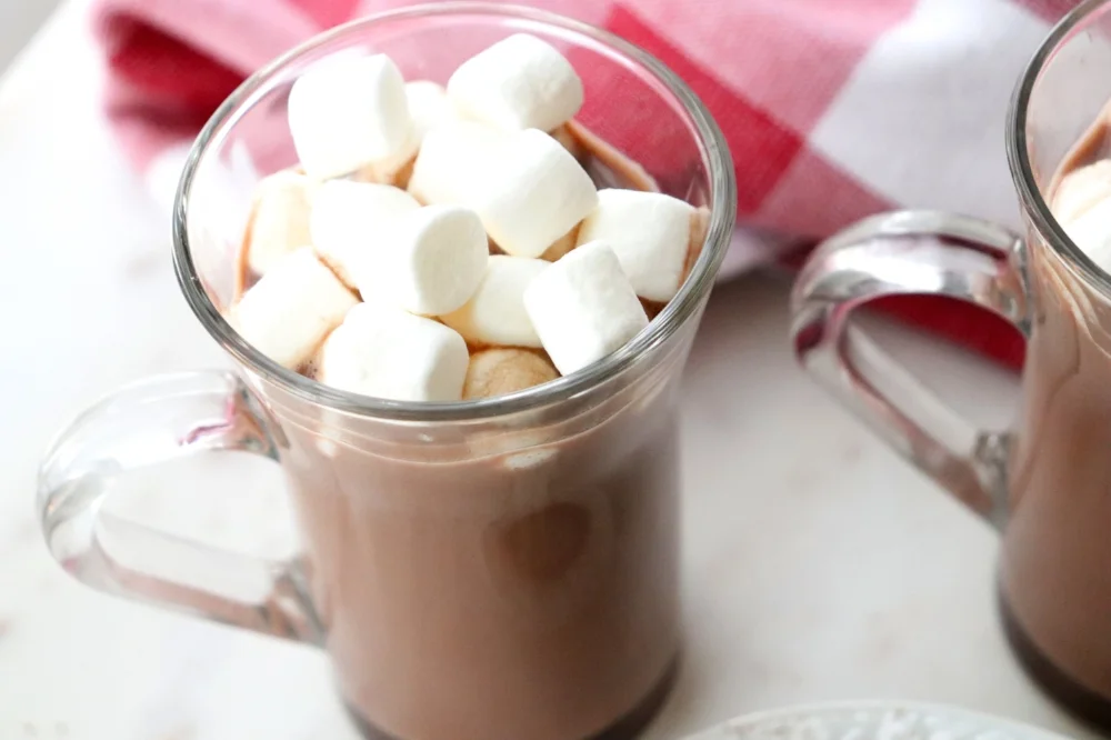 Chocolate Covered Cherry Hot Chocolate