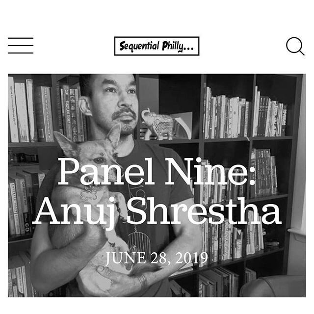 New episode alert! Anuj Shrestha joins us for a discussion on the development of his work, and the public view of comics and cartoons. You can find him at @anujink and anujink.com . Enjoy the episode!
.
.
#sequentialphilly #sequentialart #interview #