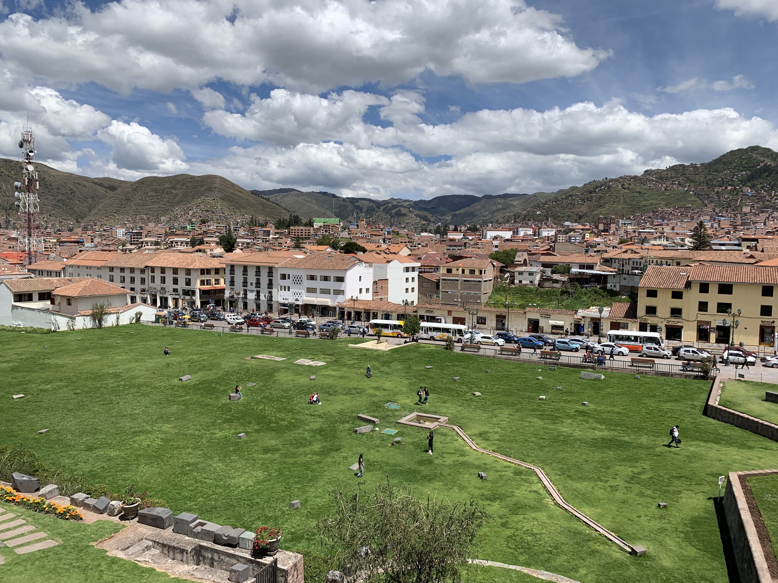 What was once an Inca statue garden