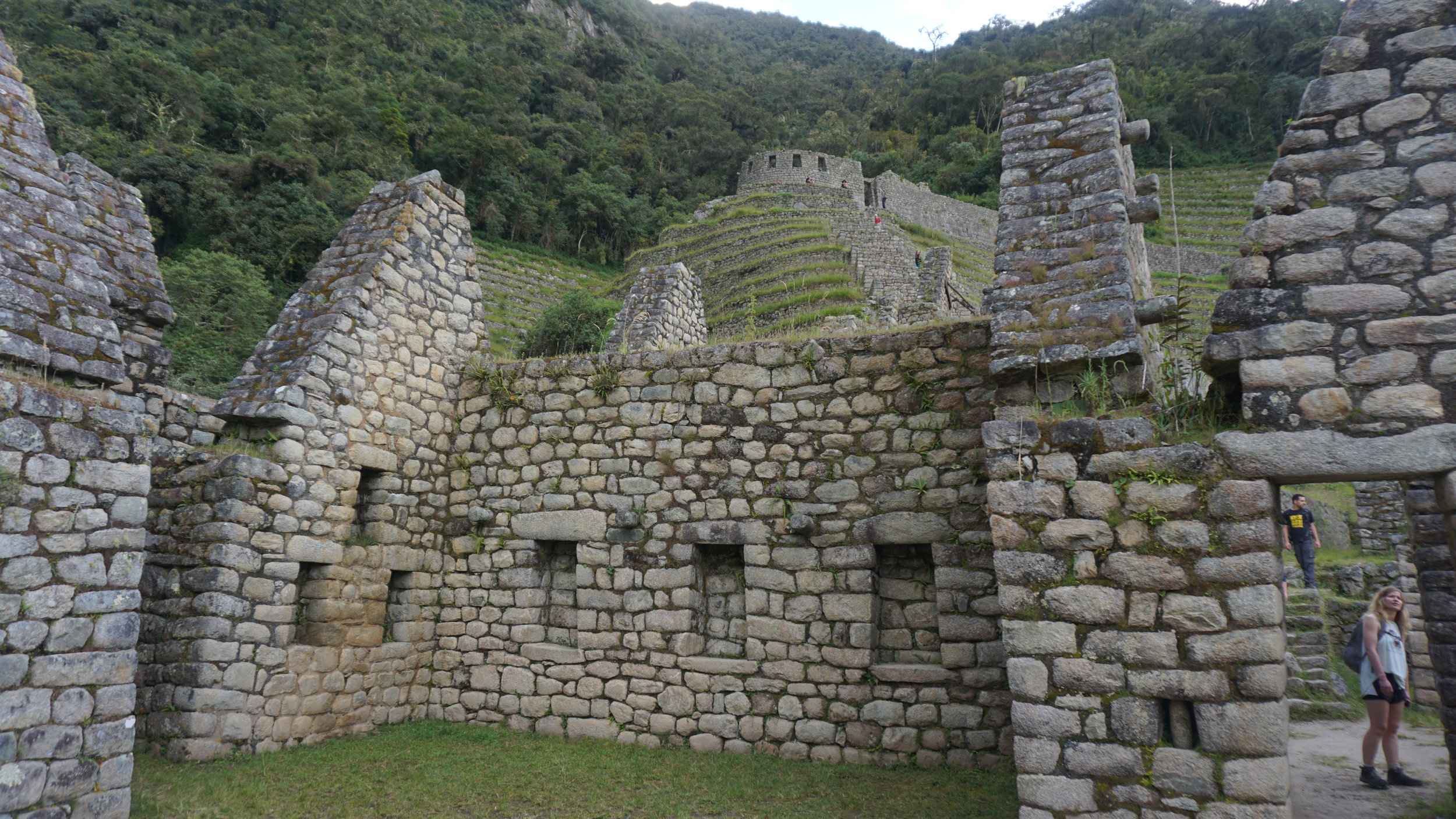 Gable roof style at Wiñay Wayna housing structure