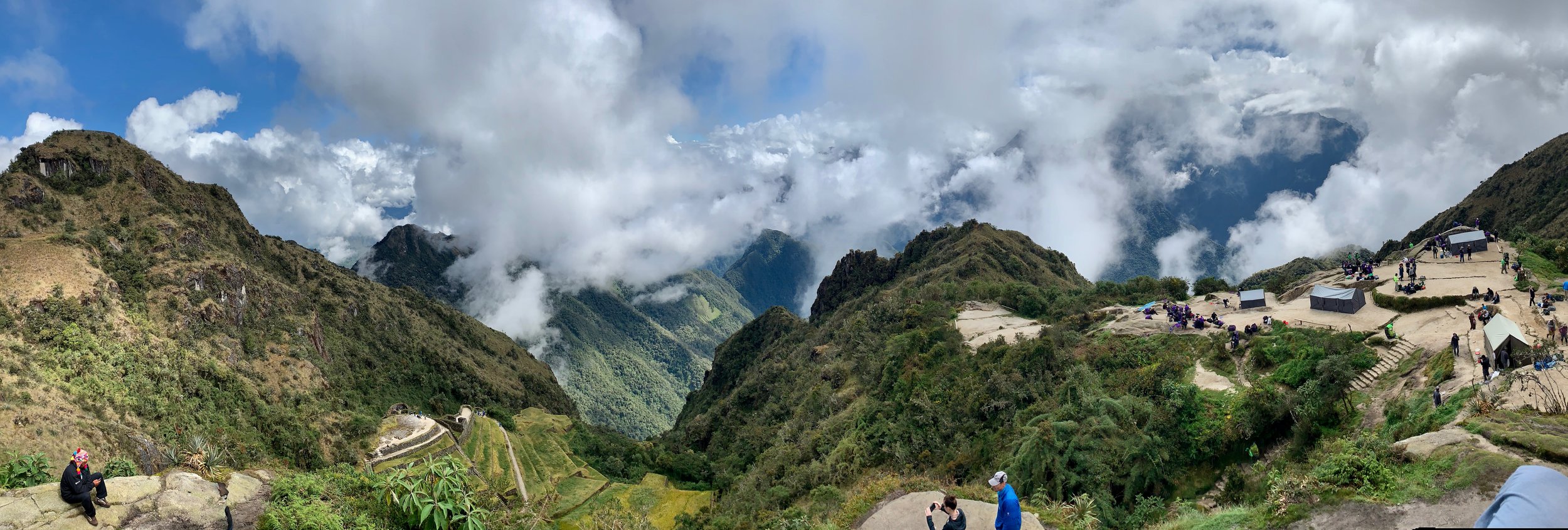 Our final camp near Wiñay Wayna.