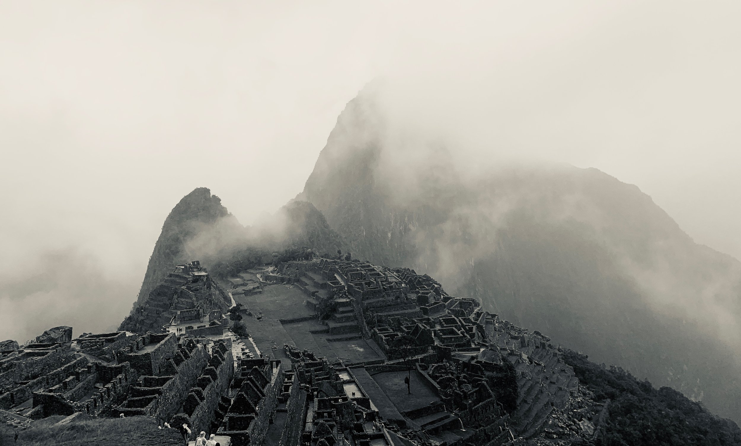 Our first view of Machu Picchu descending from the Sun Gate