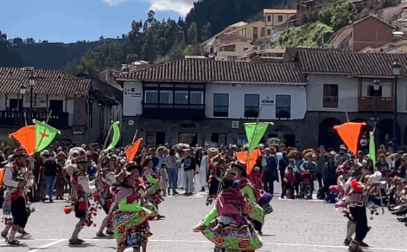 We were lucky enough to catch the beginning of the Holy Week celebrations in Cusco, preparing for the Procession Of The Lord Of Tremors (aka The Black Christ).