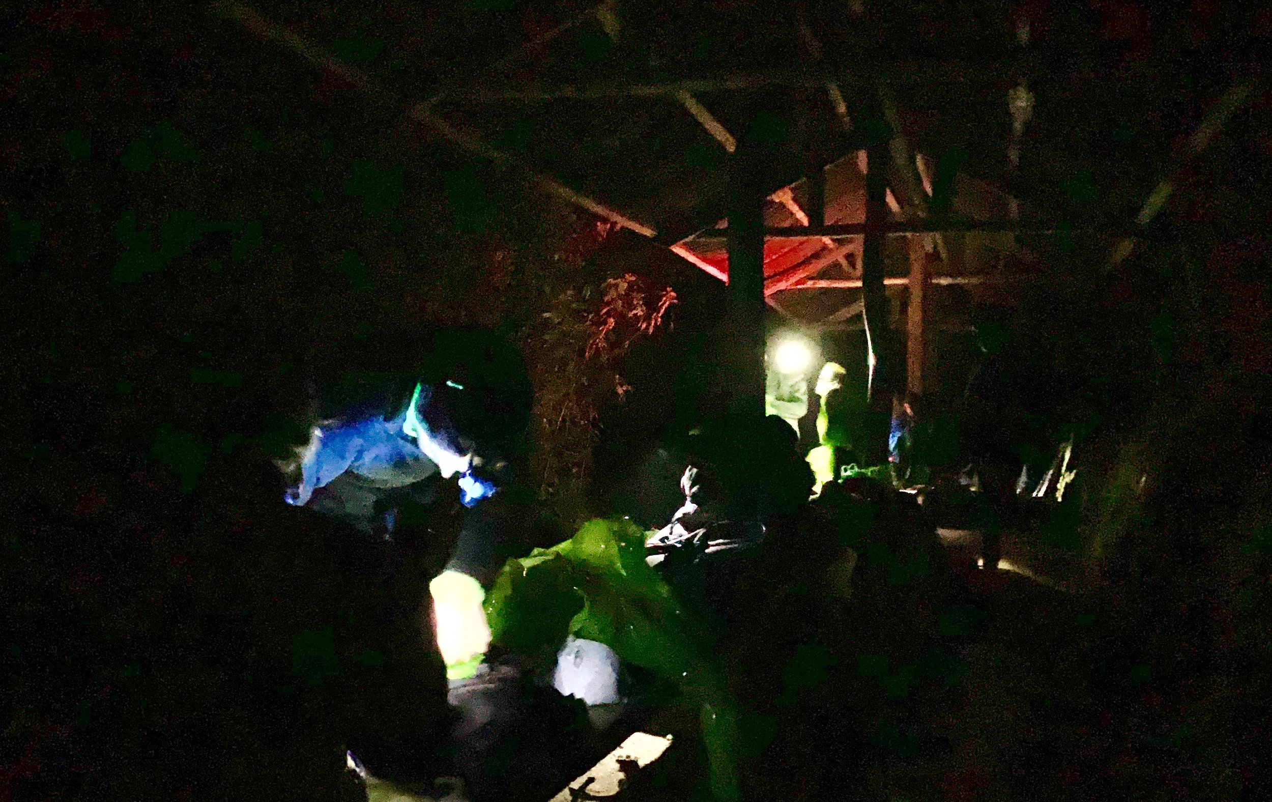 Our early morning at the Machu Picchu control checkpoint