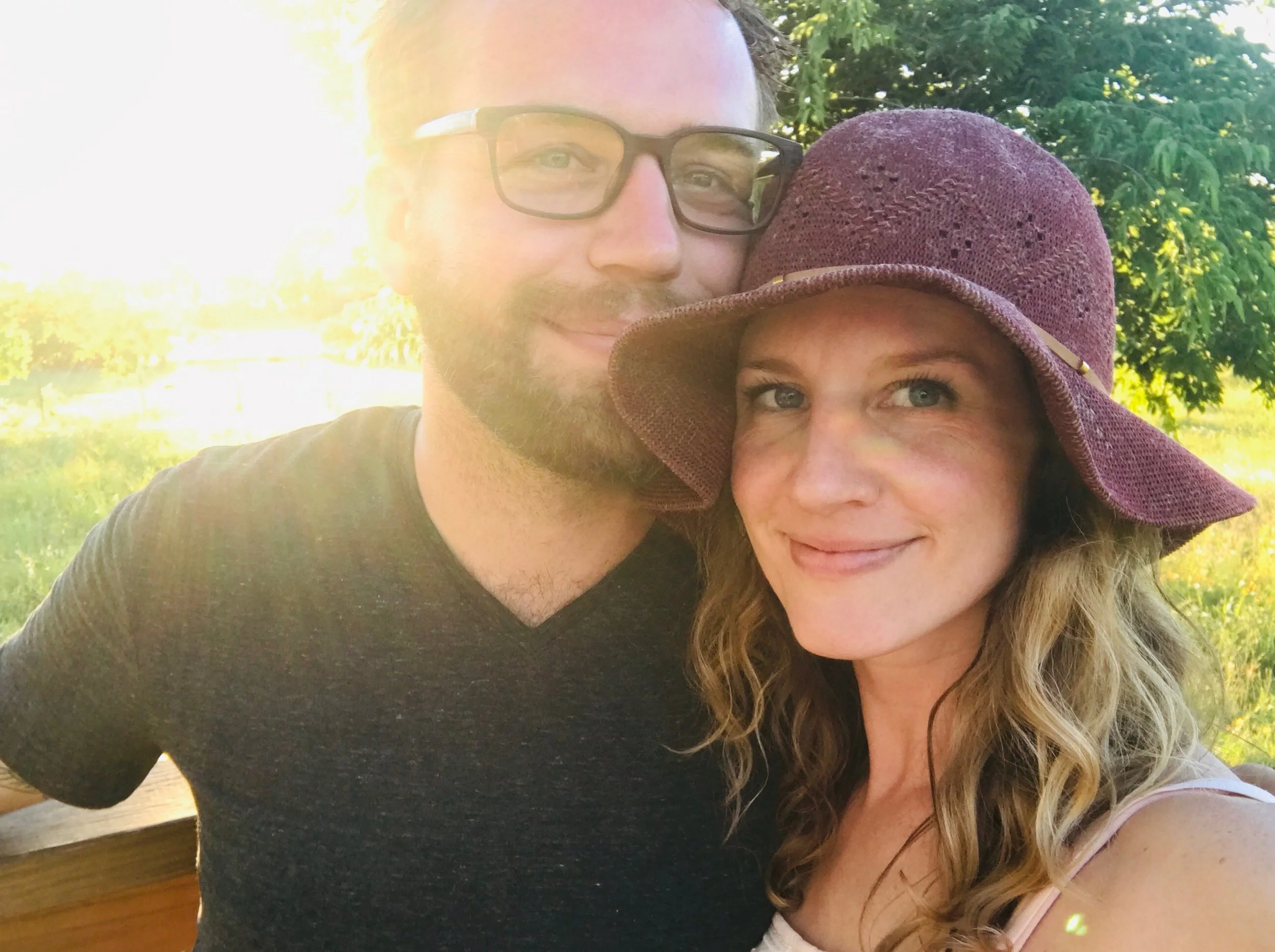 Sierra Skorka and Michael Walker Enjoying Sunset