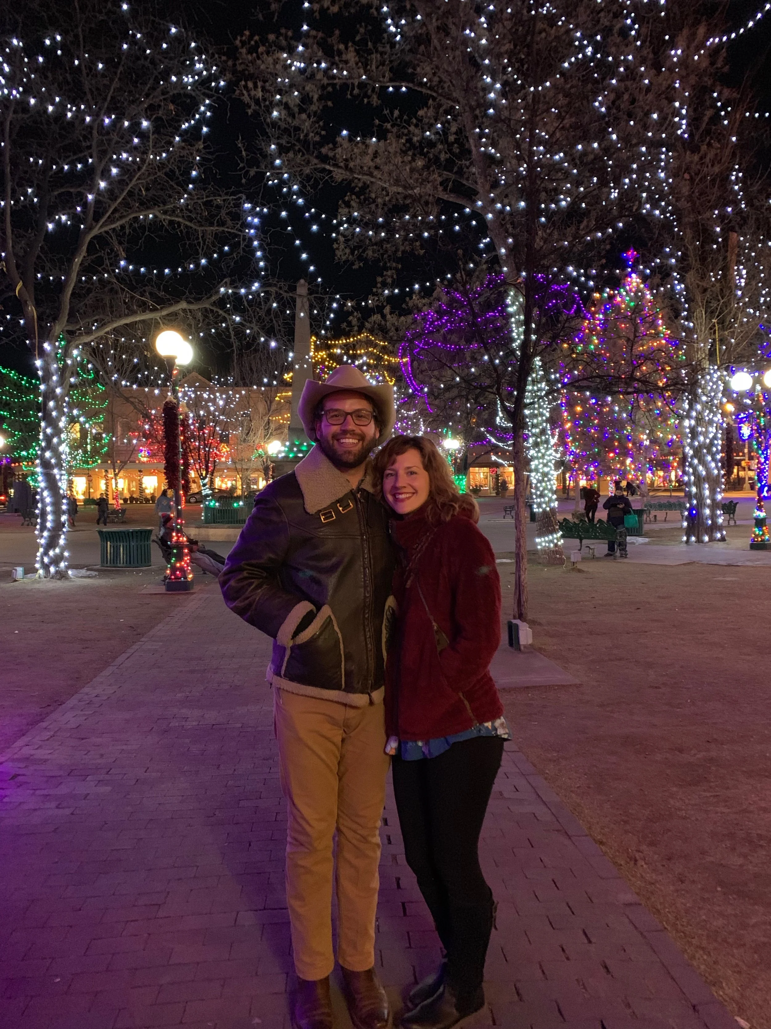 Sierra Skorka and Michael Walker in Santa Fe, NM