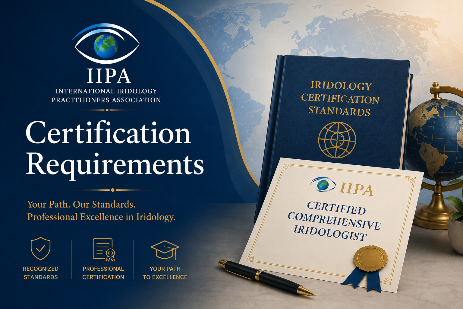 IPA certification reflects a commitment to professional education, continuing development, and recognized international standards in the field of Iridology. Through certification, practitioners demonstrate foundational knowledge, ongoing learning, an