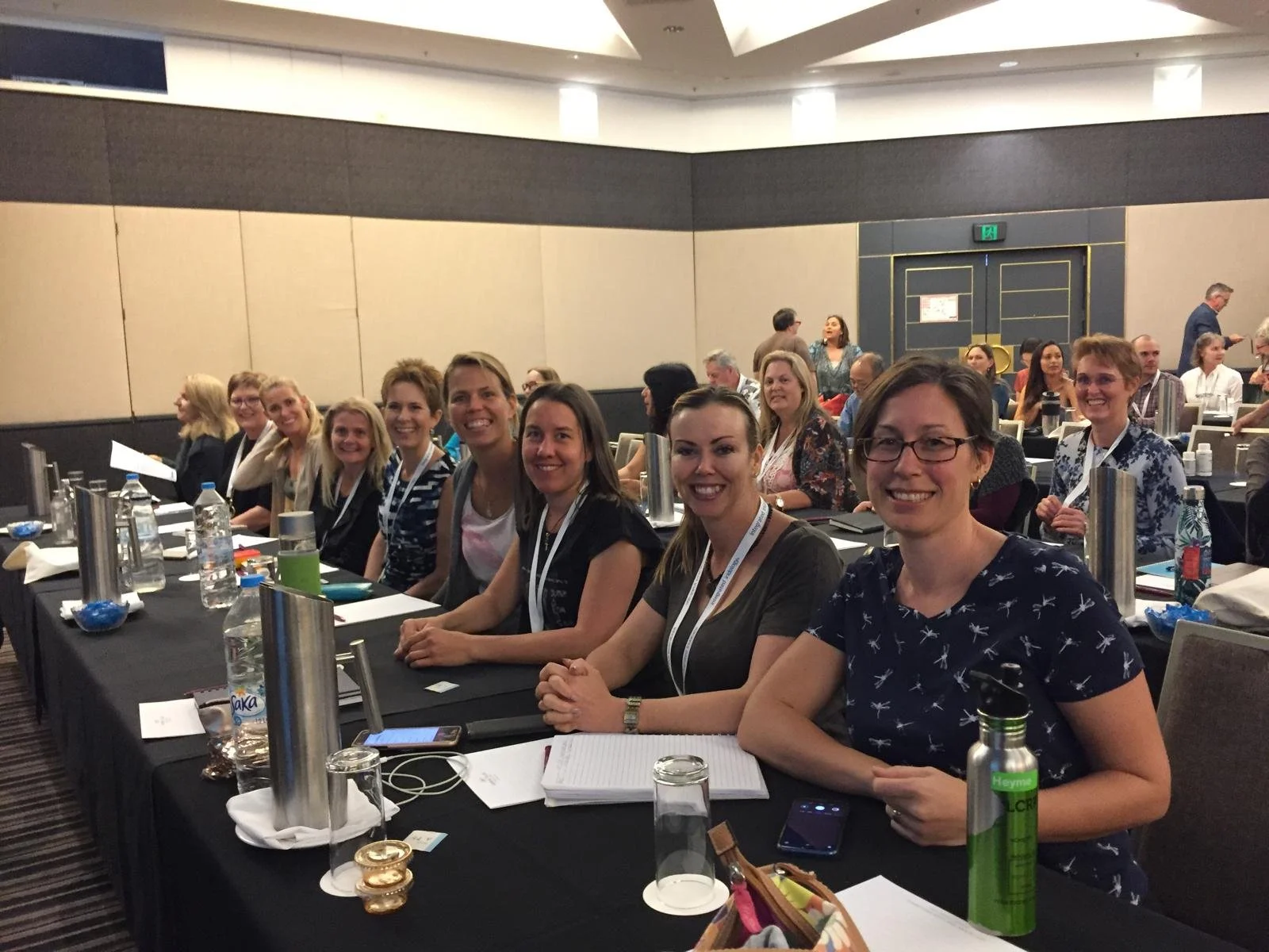 Professional gathering of Iridologists and students at an international IIPA educational conference and symposium event