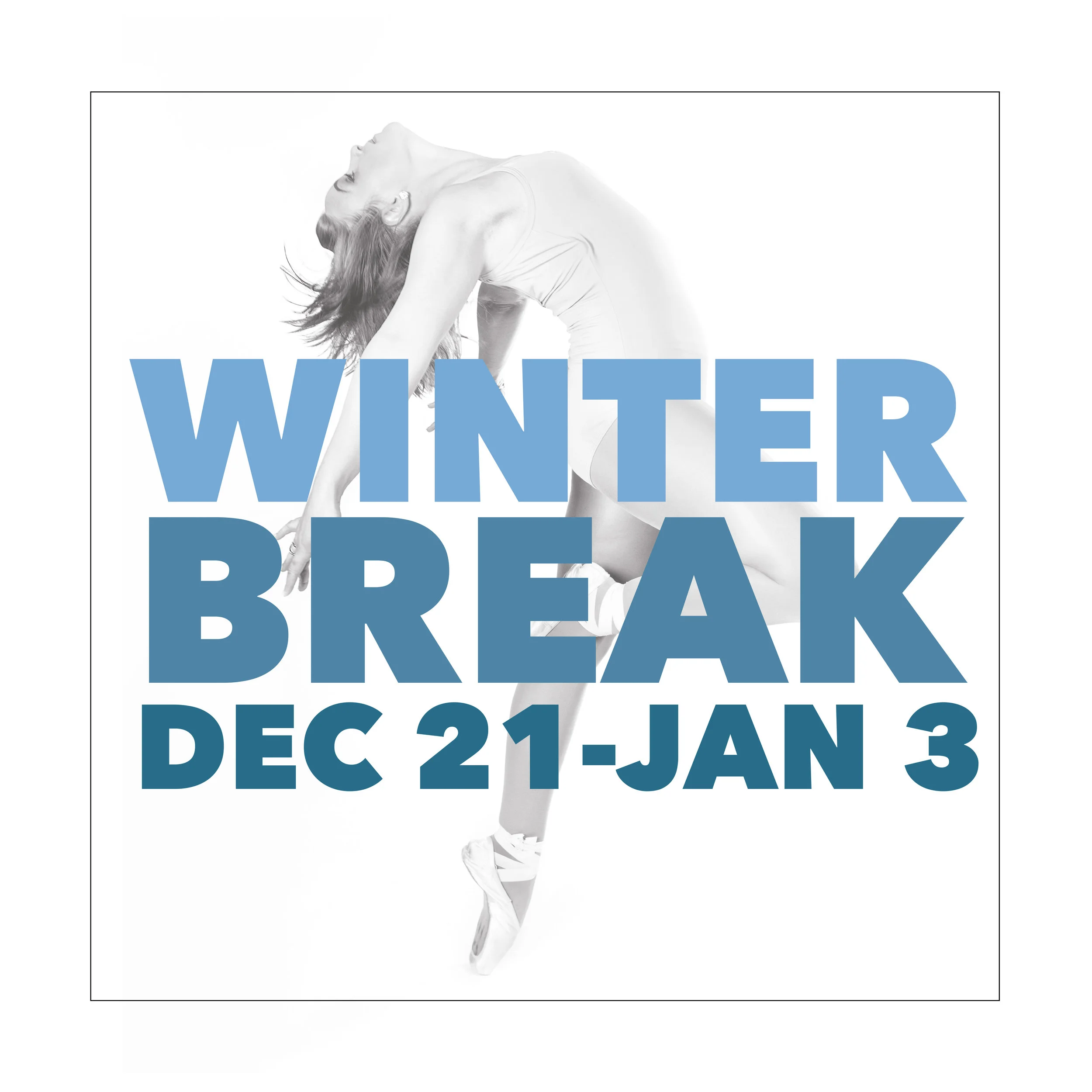 Winter break begins today, classes resume January 4th.