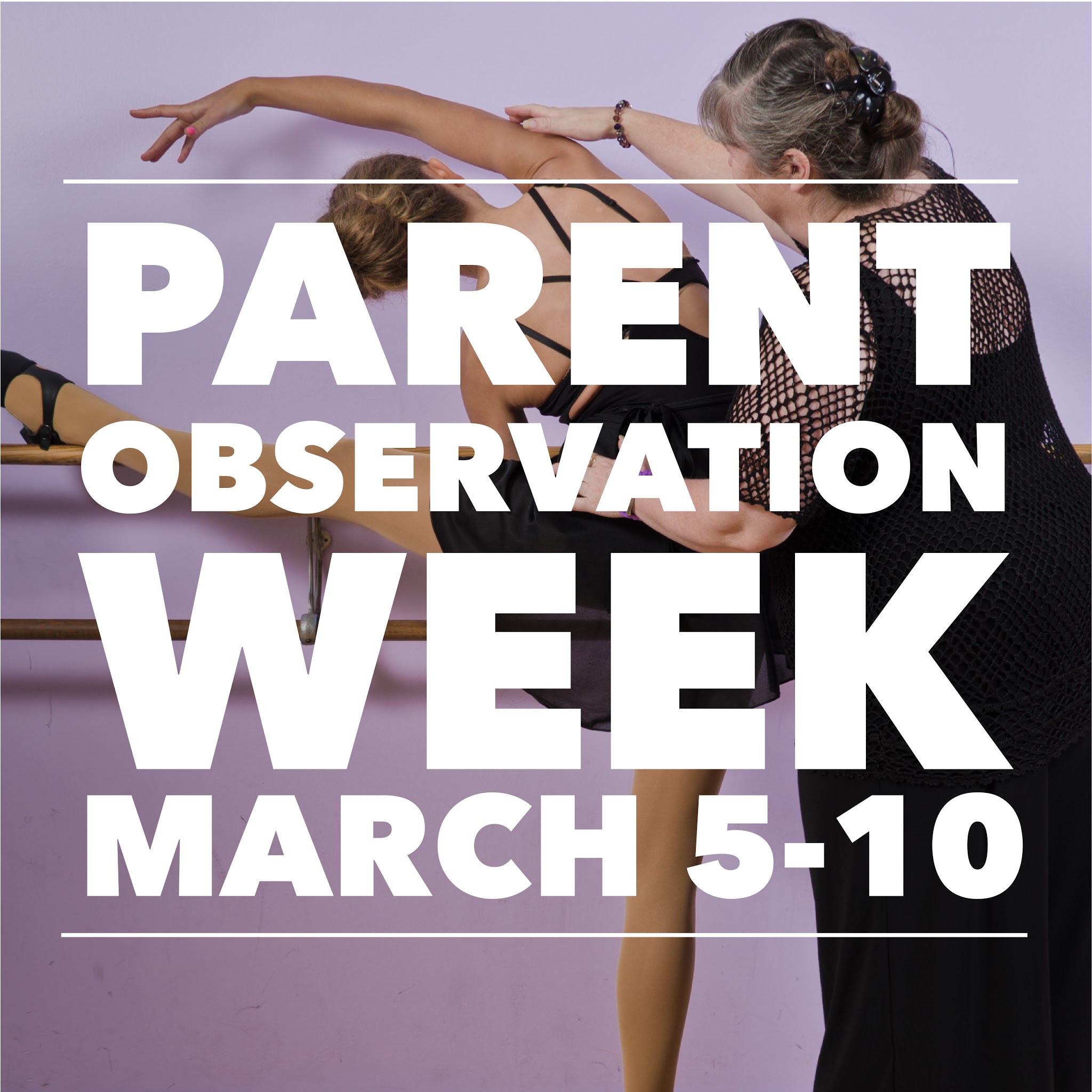 This week is parent observation week!