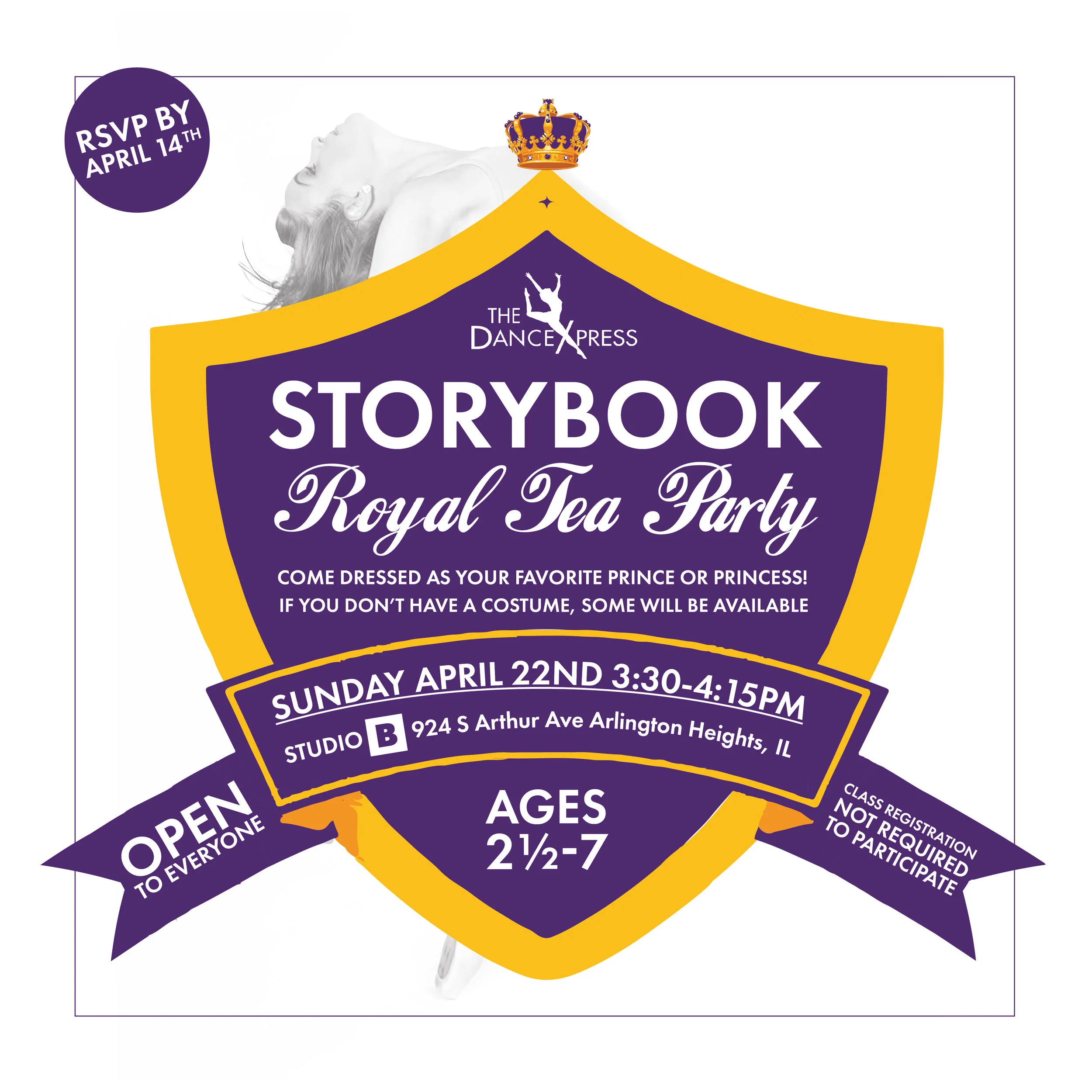 Storybook Royal Tea Party April 22nd