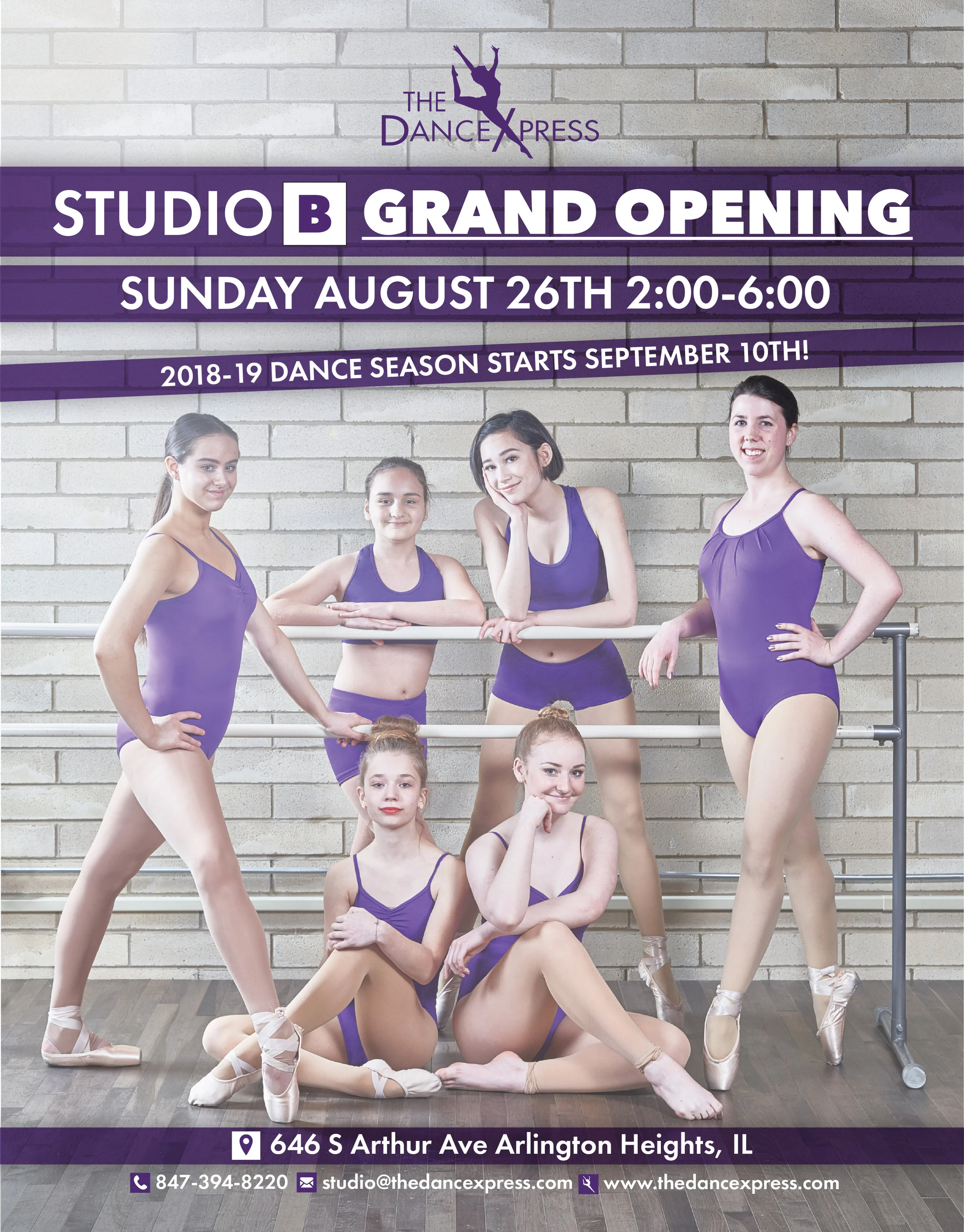 Studio B Grand Opening August 26th