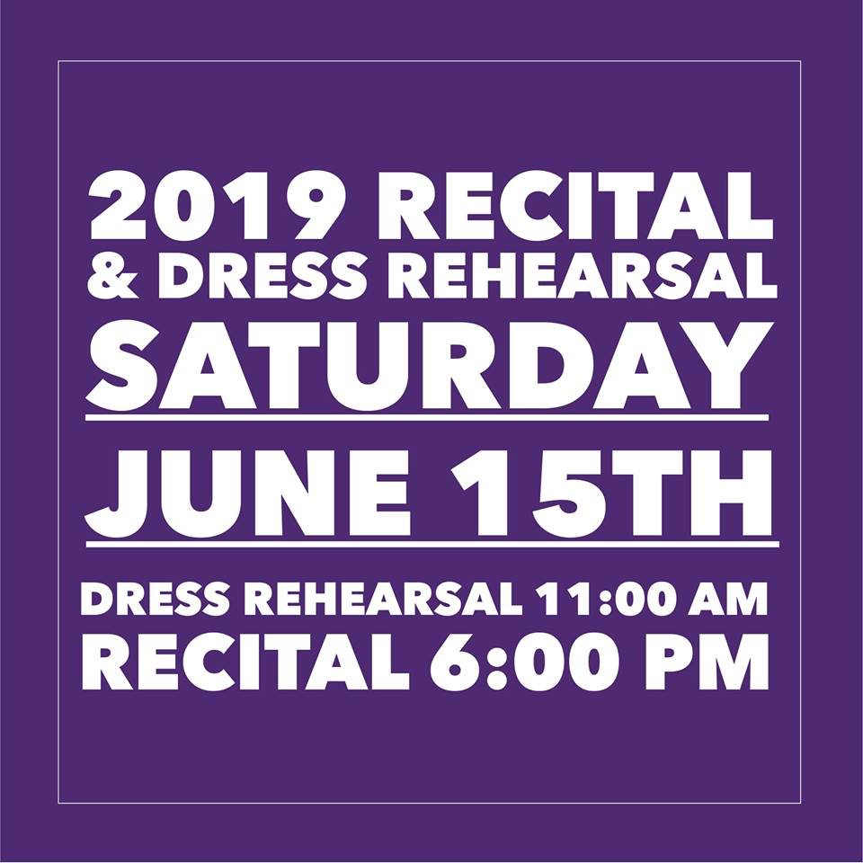 The recital is coming up!