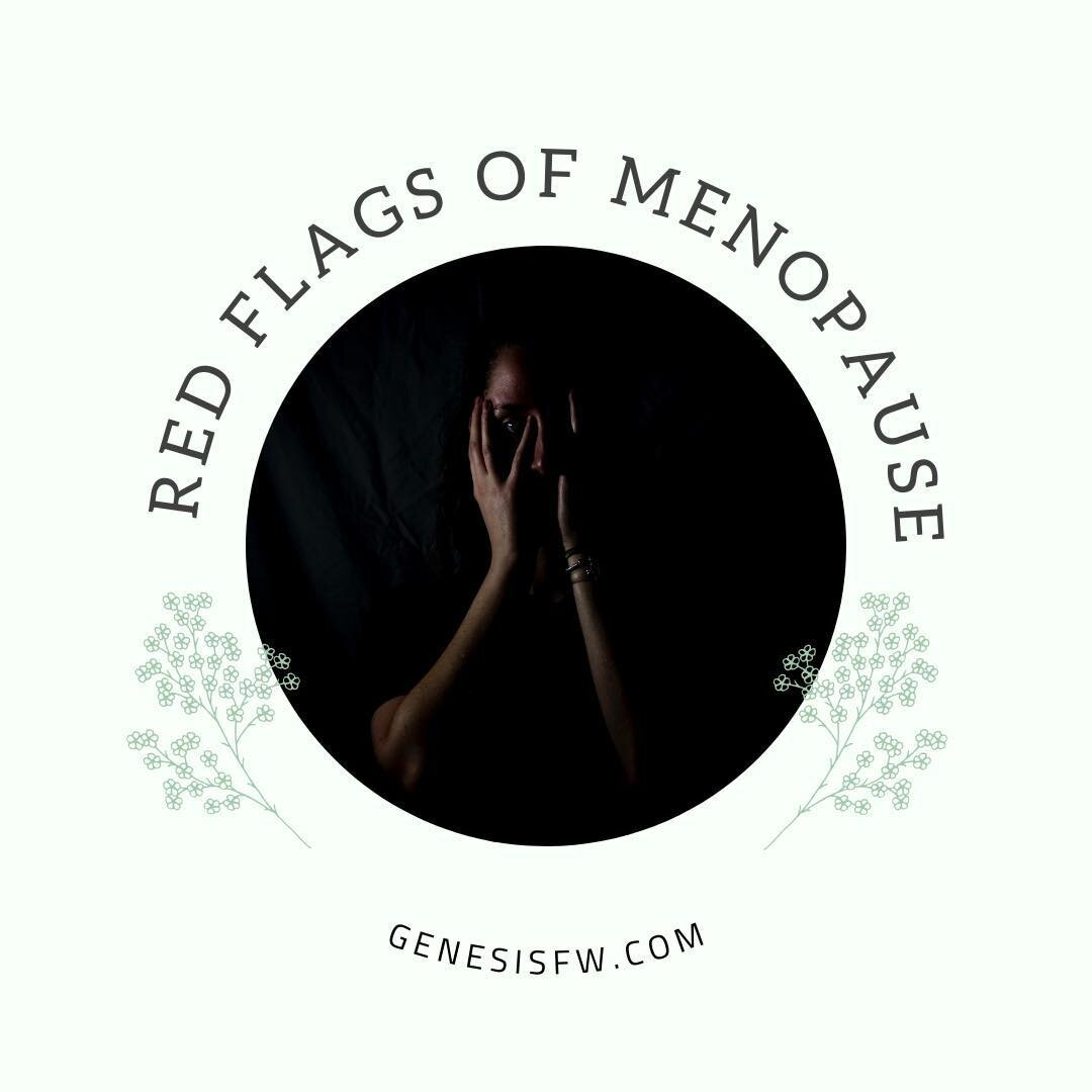 Red Flags of Menopause.

The hormonal changes that occur during menopause are never fun and bring about some significant changes for most women. 

As the reproductive cycle comes to a close, the production of many important hormones decreases greatly