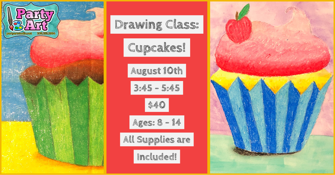 1 Day Drawing Class: Cupcakes! 