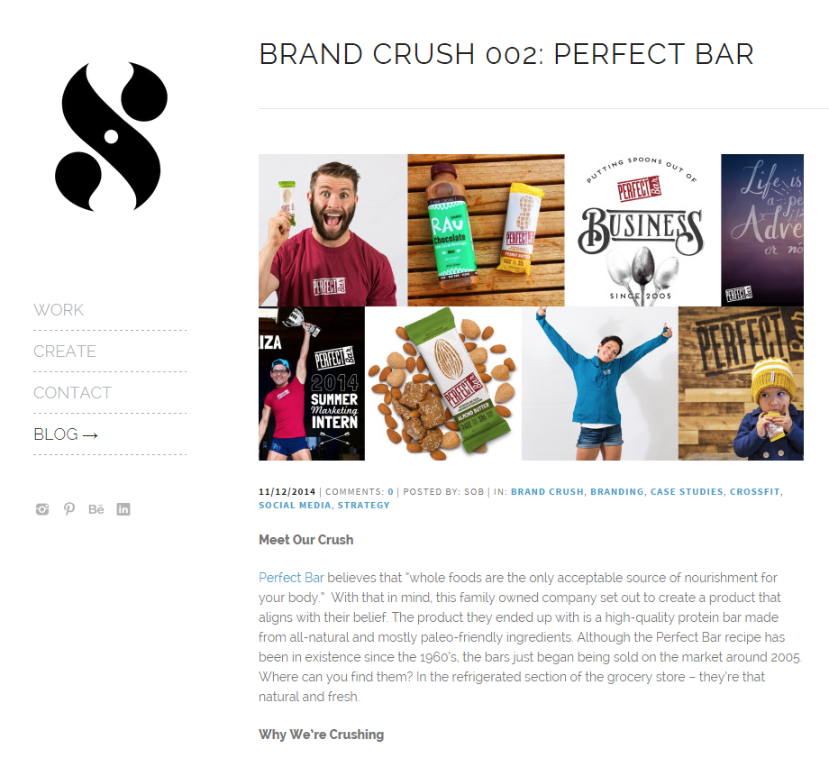 This blog got South of Belmar a sweet, complimentary Perfect Bar package in the mail! 