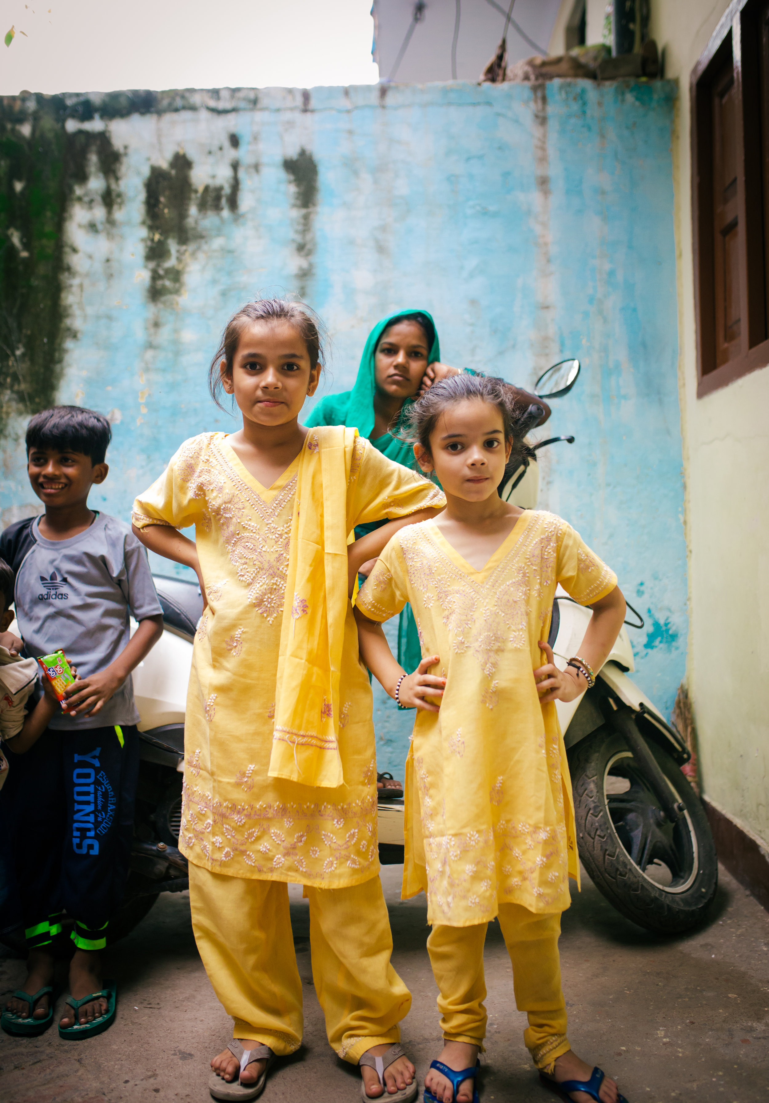 The children in Aisha's village