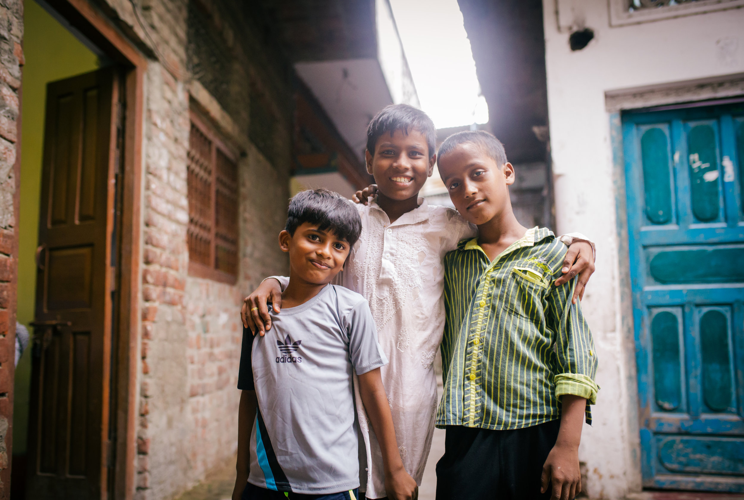 The children in Aisha's village