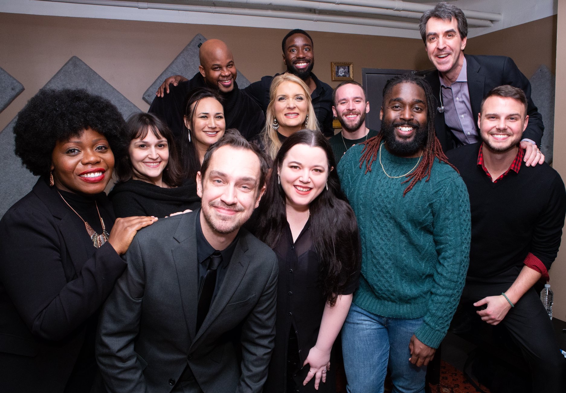  Backstage at SubCulture with Jason Robert Brown and Mykal Kilgore 