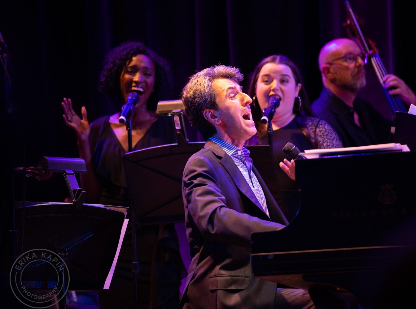  On stage with Jason Robert Brown at Town Hall (Photo by Erika Kapin) 