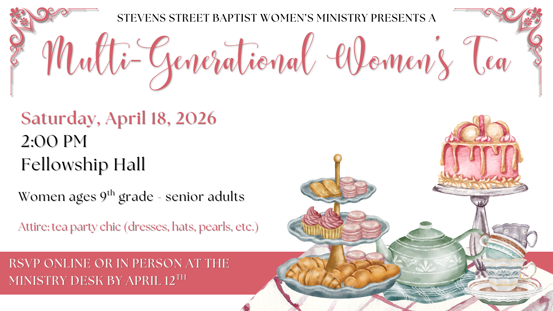 Multi-Generational Women's Tea