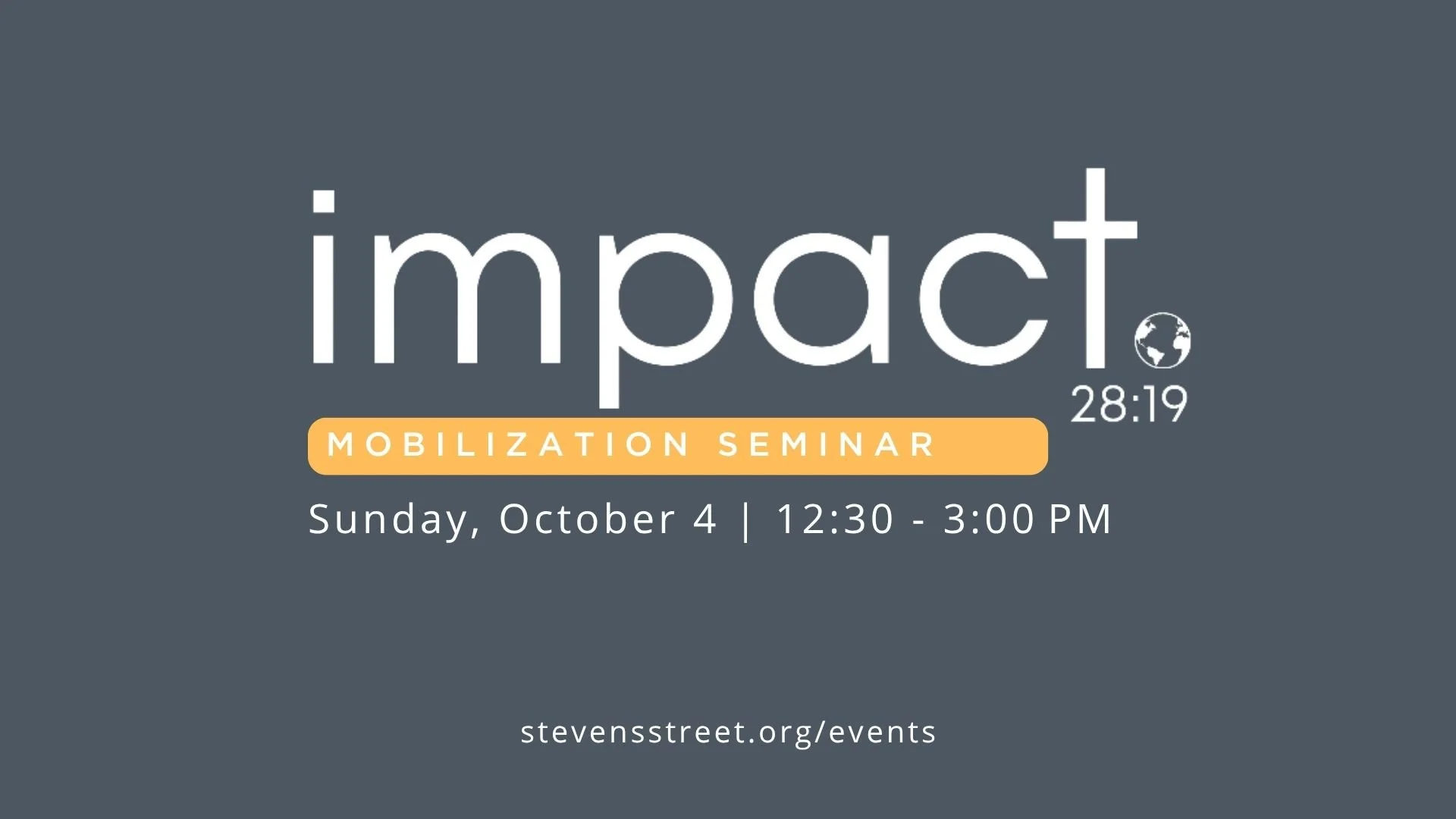 Impact Mobilization Seminar