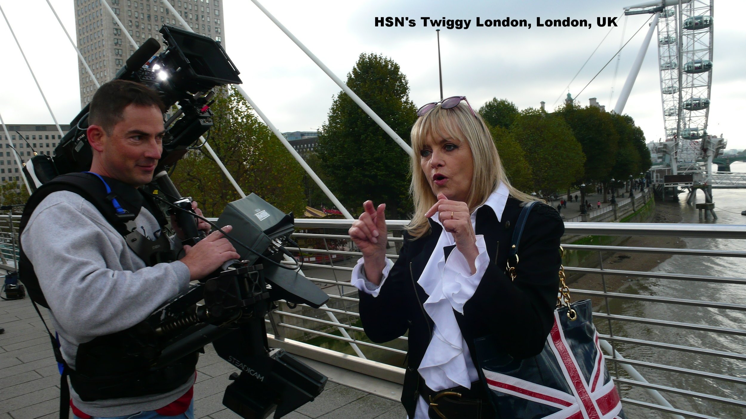 Twiggy for HSN in London