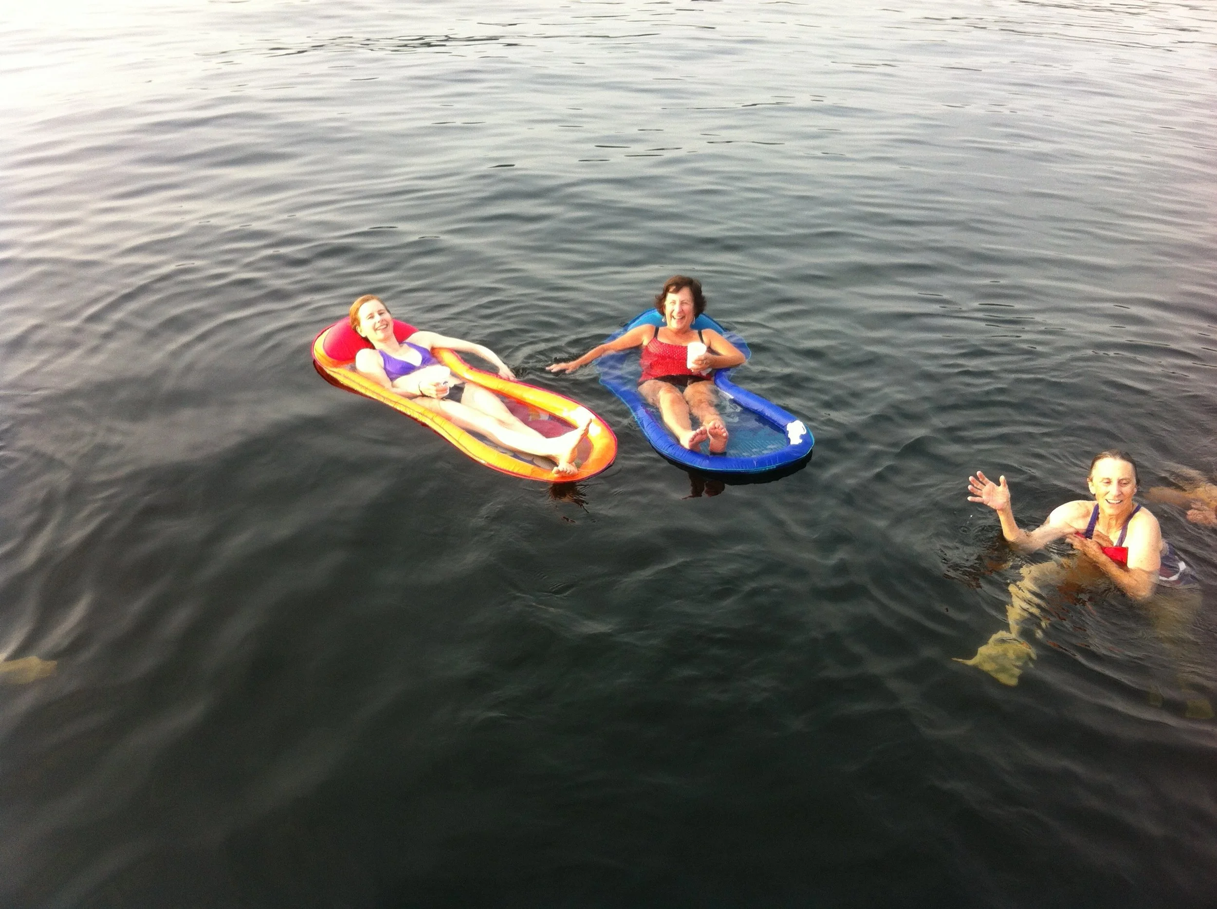 Swimming on a hot day 