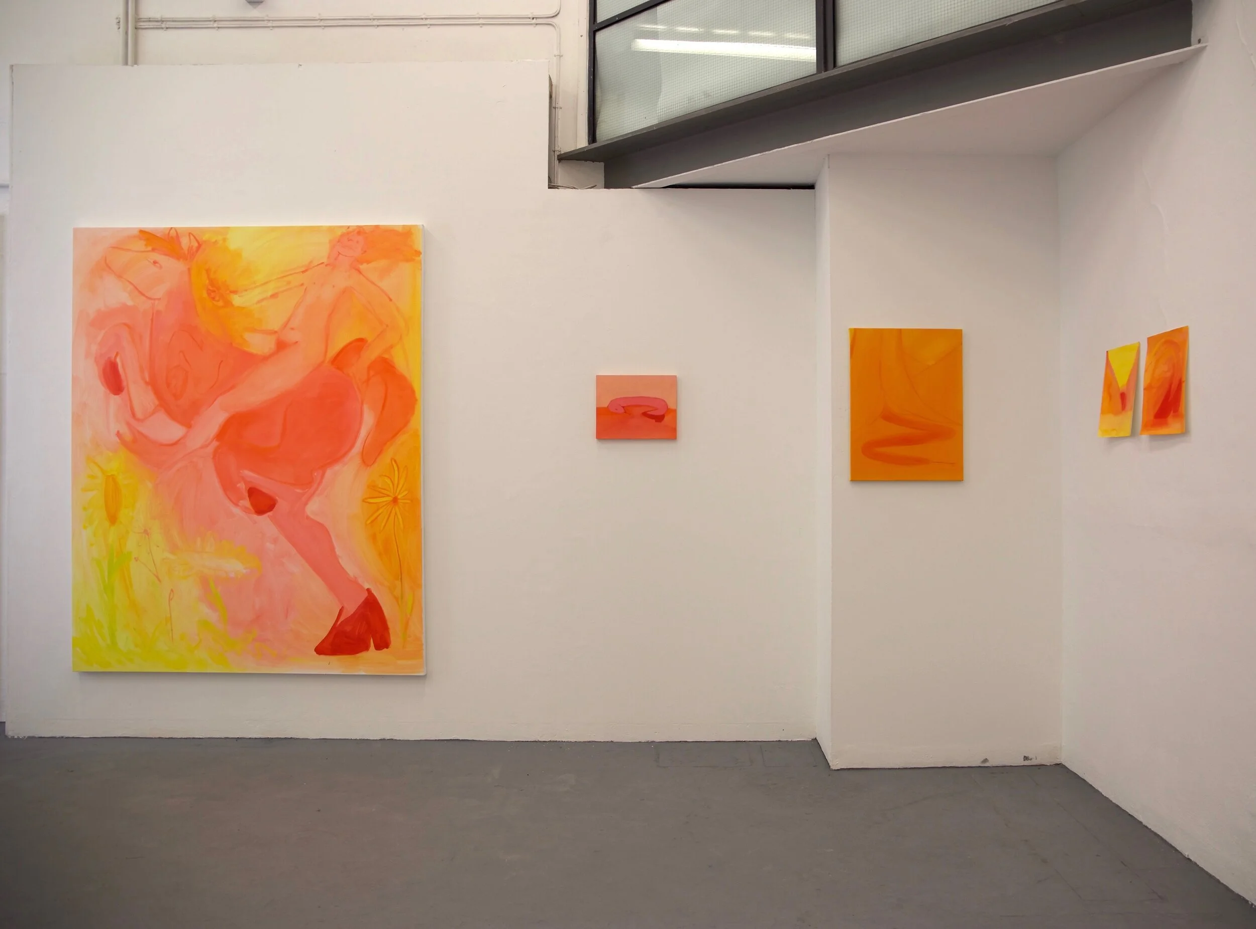 Installation view, Slade Degree Show, July 2021