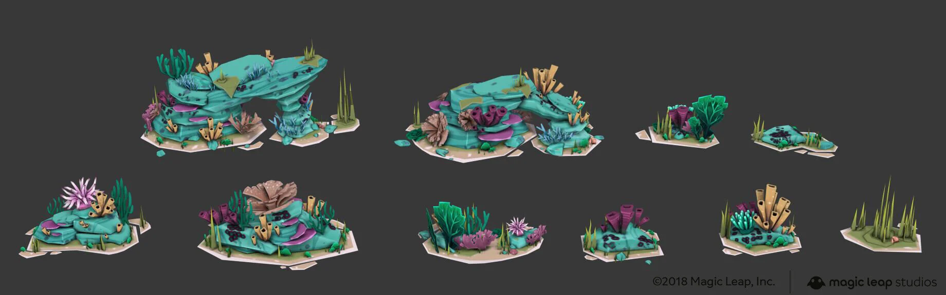 Create's Aquarium Brush: concept, direction, layout, textures and final look