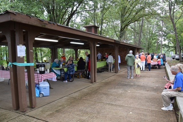 Quiet moments at the picnic