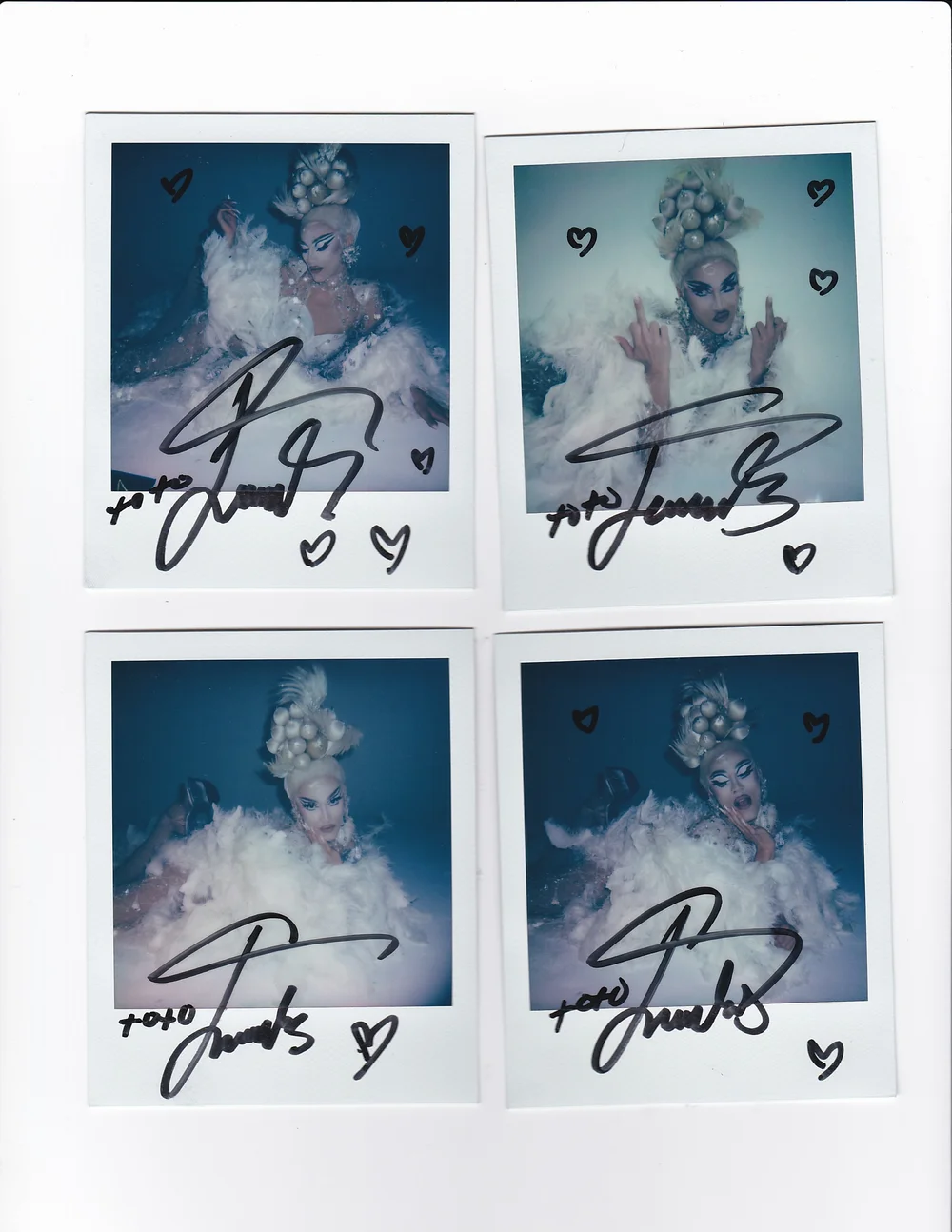 Jewels Sparkles Top 4 Outerwear Signed Polaroid — Eric Richard