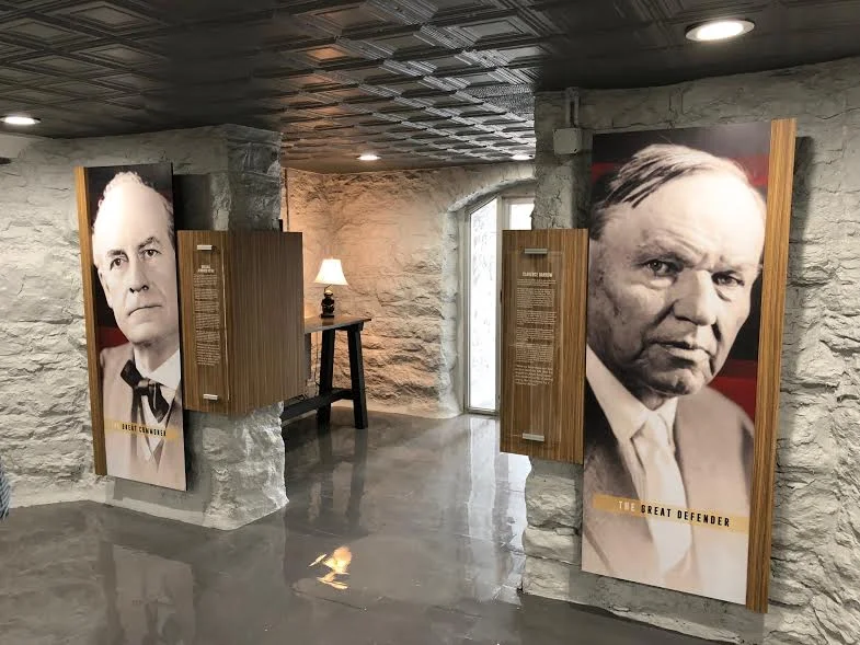 The newly redesigned Scopes Trial Museum in the Rhea County Courthouse basement in Dayton, TN.