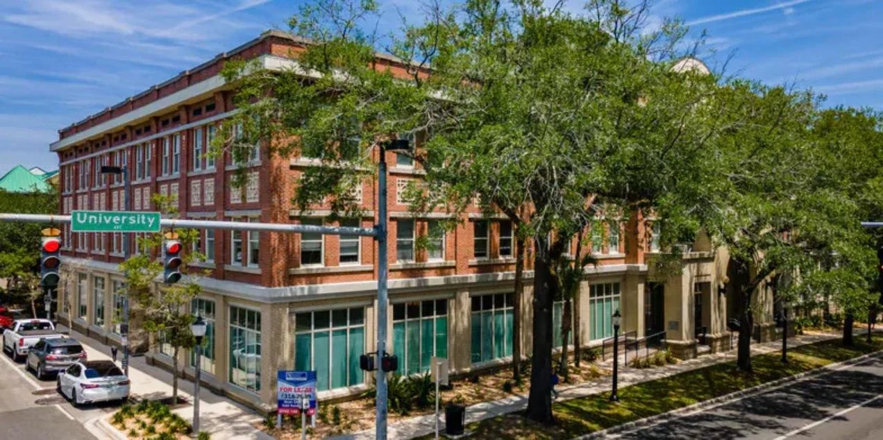 Commerce Building office space for lease at 300 E University Ave in downtown Gainesville, FL