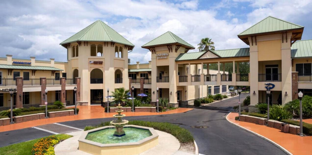 Plaza Royale retail center at 3802-3842 W Newberry Rd, Gainesville, FL