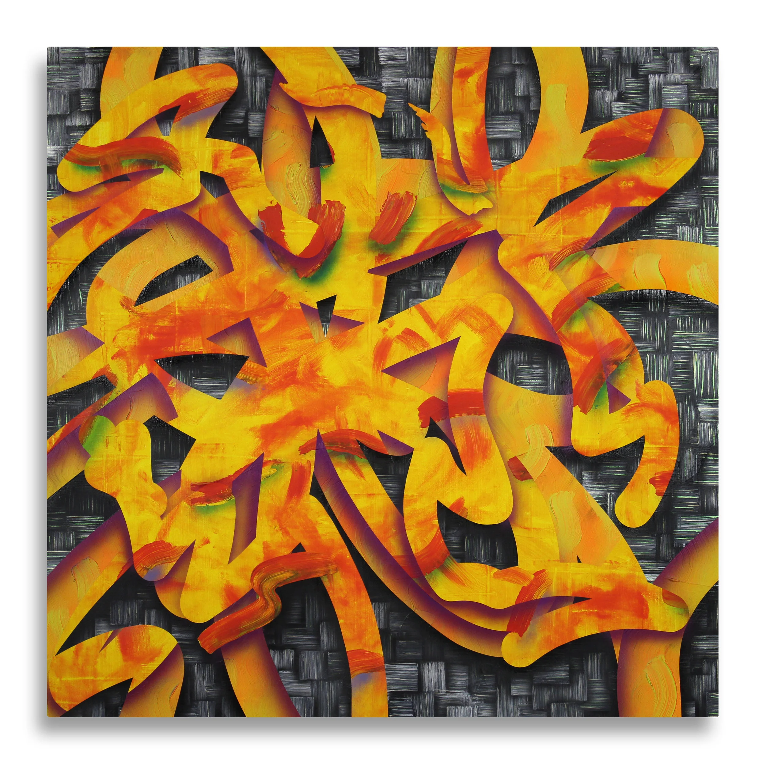 shit is lit…201947 x 47 in.Oil, Acrylic and Spray Paint on CanvasFor inquiries about pricing, Please contact Amie Appleton at Appleton Art Design Gallery